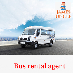 14 seater small bus, Tempo traveller,  Winger rental agent Mr. Jayanta Kundu in Basirhat